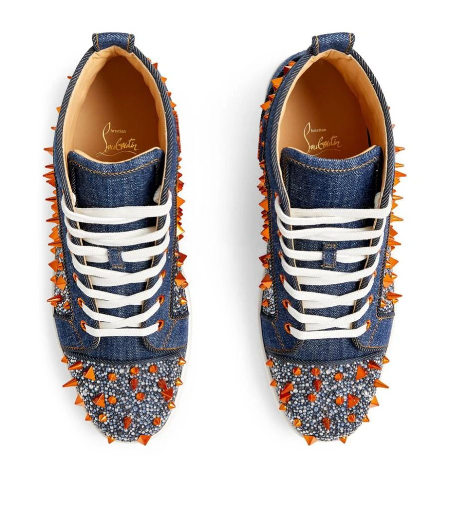 商品Christian Louboutin|Pik Pik Strass Sneakers,价格¥23234,第2张图片详细描述