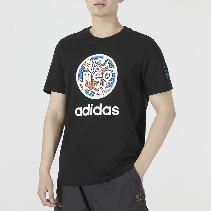 商品[国内直发] Adidas|U KH LOGO TEE男女运动休闲短袖T恤,价格¥198,第1张图片