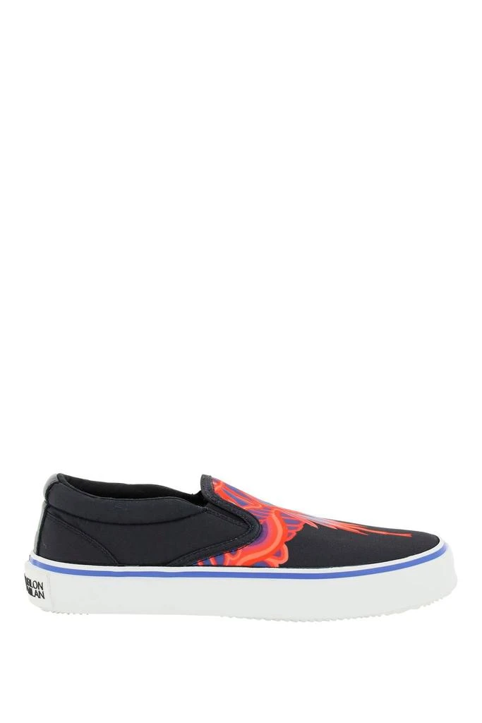 商品Marcelo Burlon|CURVES WINGS PRINT SLIP-ON SNEAKERS,价格¥966,第1张图片