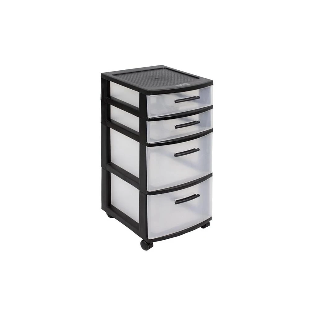 商品MQ|Eclypse 4-Drawer Rolling Storage Cart,价格¥618,第1张图片