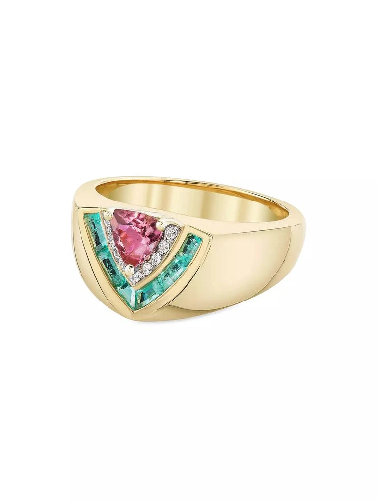 商品Emily P. Wheeler|Tiered 18K Yellow Gold &amp; Multi-Gemstone Ring,价格¥50980,第2张图片详细描述