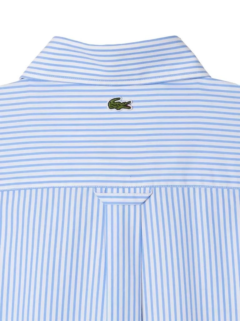 商品Lacoste|Logo Striped Cotton Shirt,价格¥770,第4张图片详细描述
