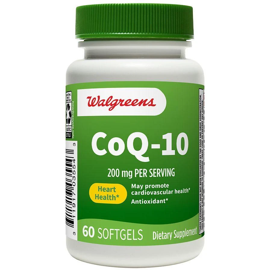 商品Walgreens|CoQ-10 200mg Softgels (60 days),价格¥256,第1张图片