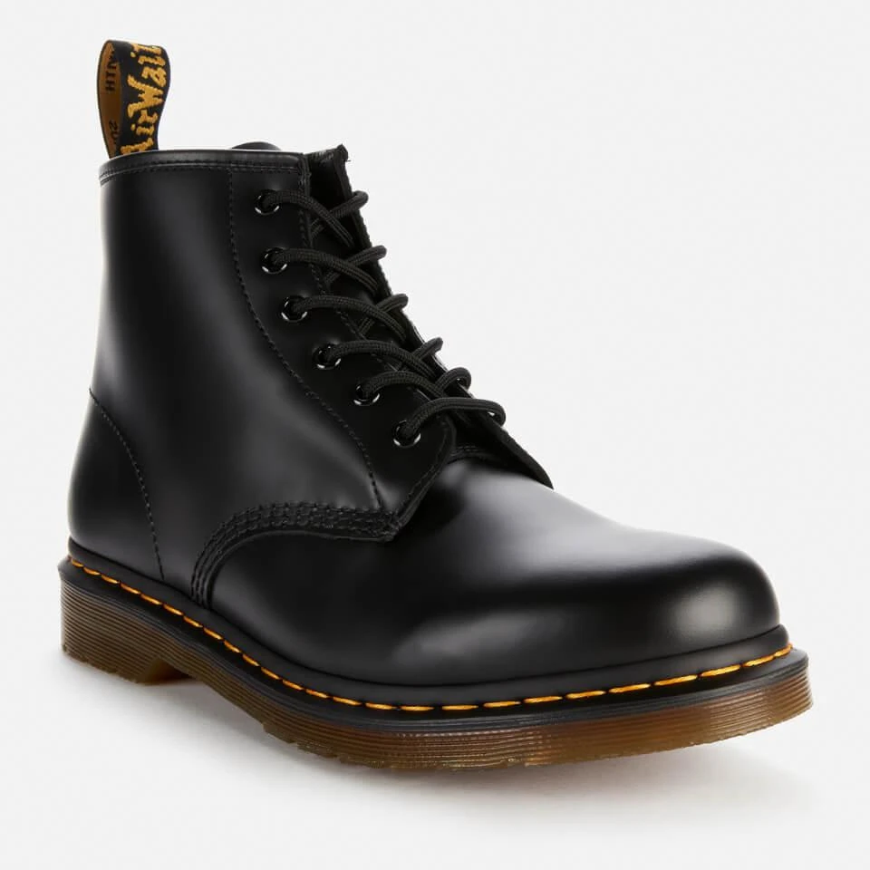 商品Dr. Martens|DR. MARTENS 101 SMOOTH LEATHER 6-EYE BOOTS,价格¥1586,第2张图片详细描述