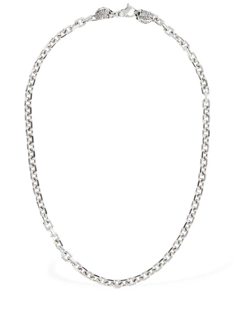 商品Emanuele Bicocchi|Link Chain W/ Arabesque Skull Necklace,价格¥2409,第1张图片