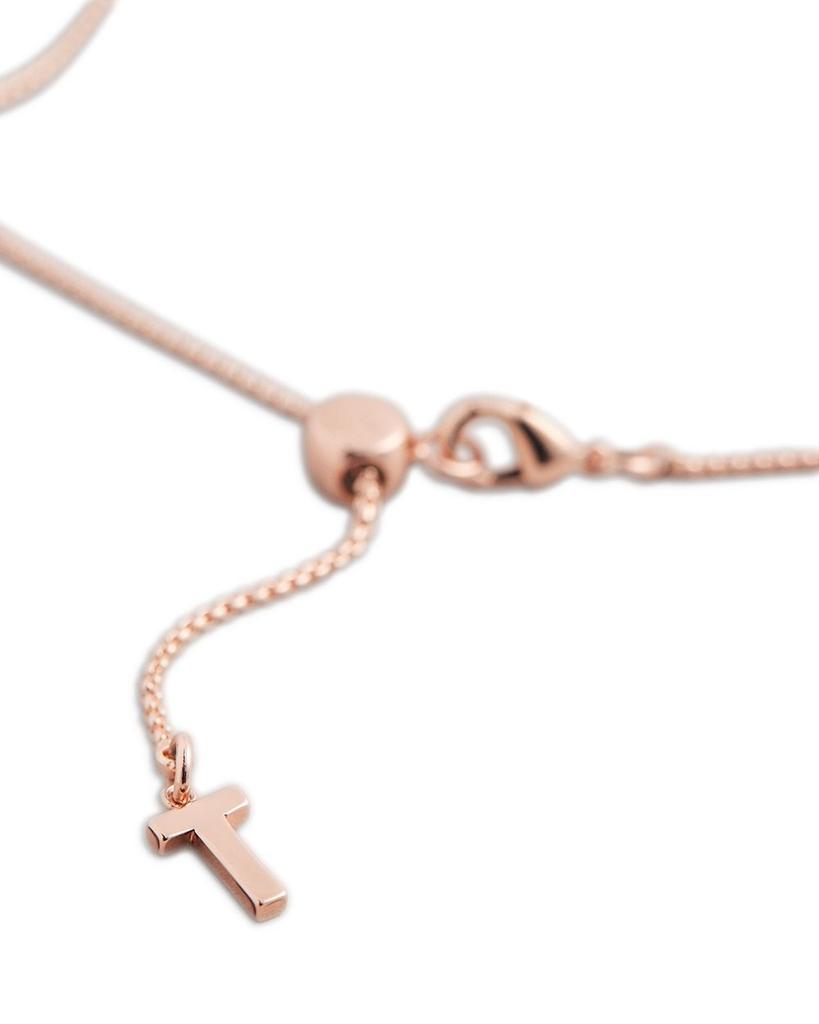 Crystal Hoop Pendant Necklace, 18"商品第4张图片规格展示