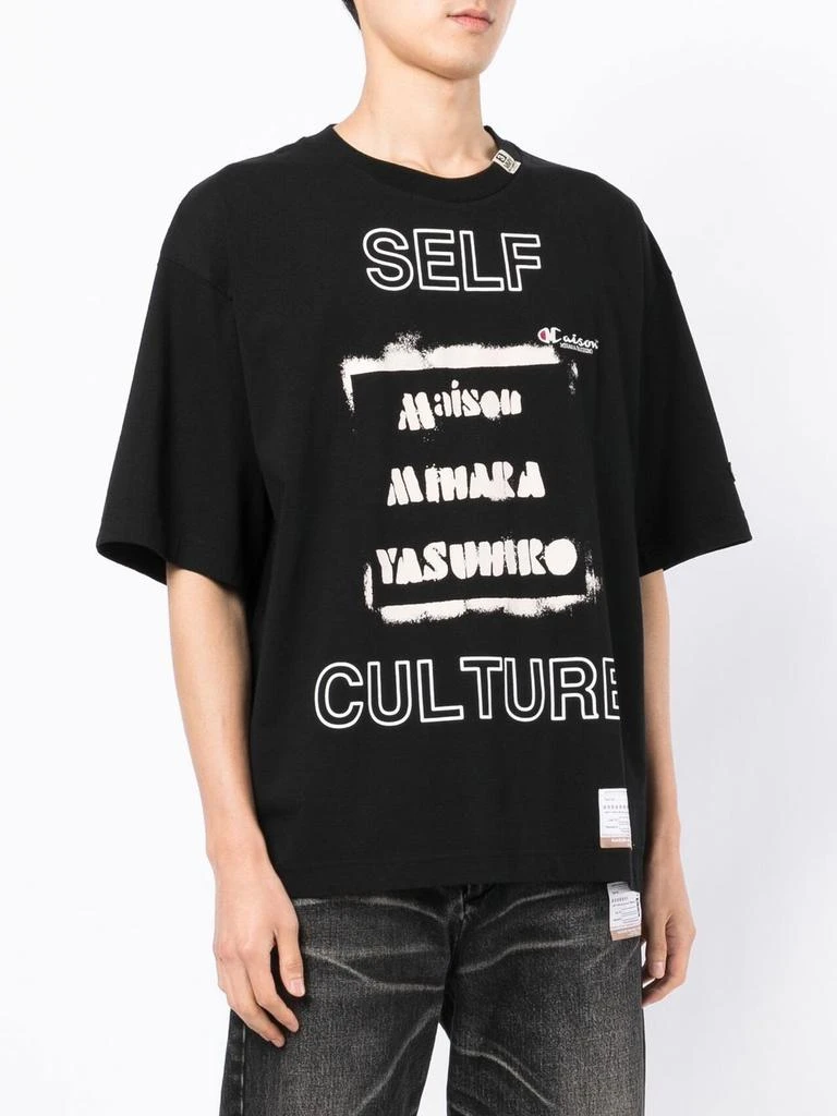 商品Maison MIHARA YASUHIRO|MAISON MIHARA YASUHIRO MEN SELF CULTURE LOGO T-SHIRT,价格¥2048,第1张图片