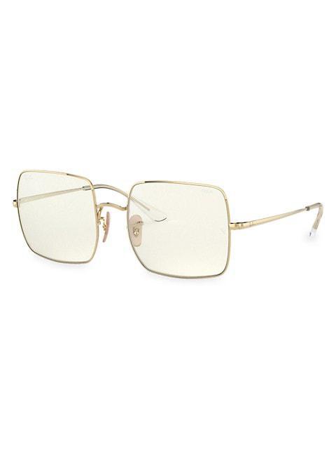 商品Ray-Ban|RB1971 54MM Square Aviator Sunglasses,价格¥445,第4张图片详细描述