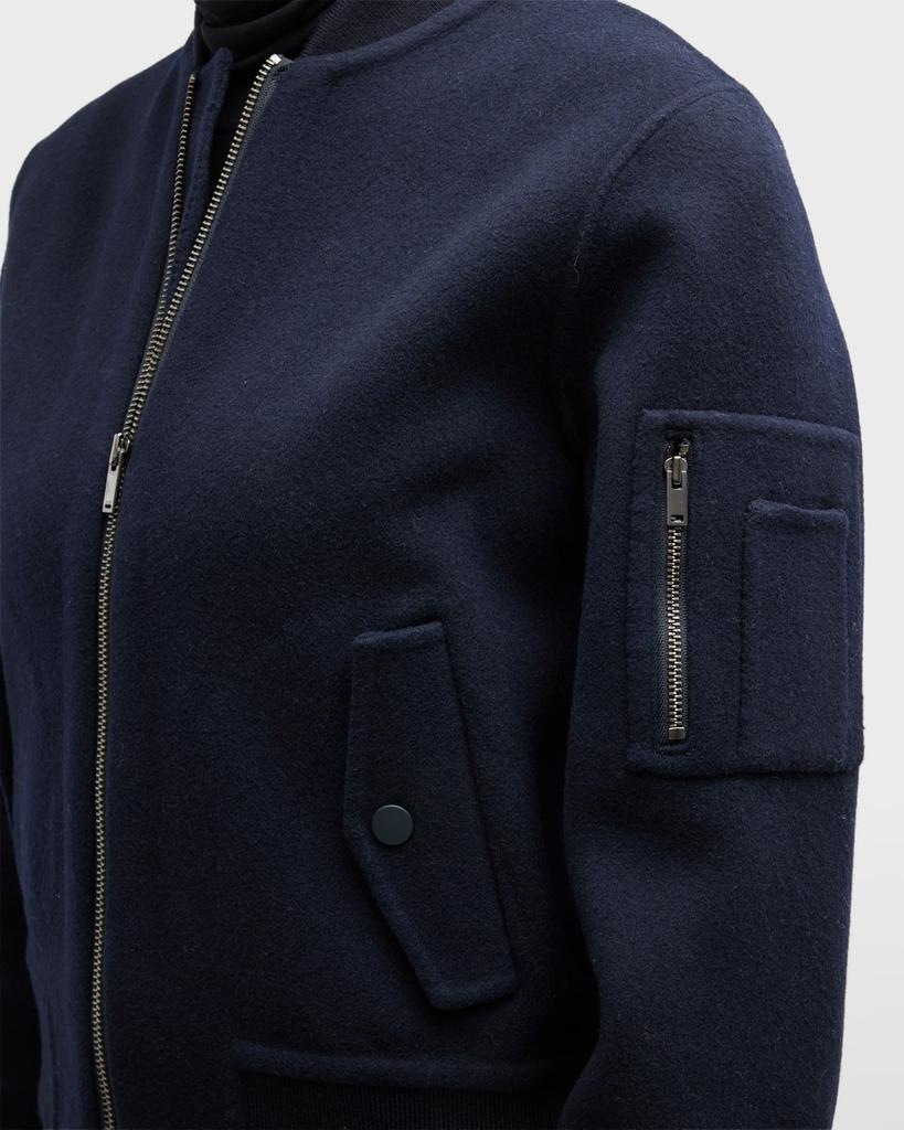 Wool-Cashmere Bomber Jacket商品第7张图片规格展示