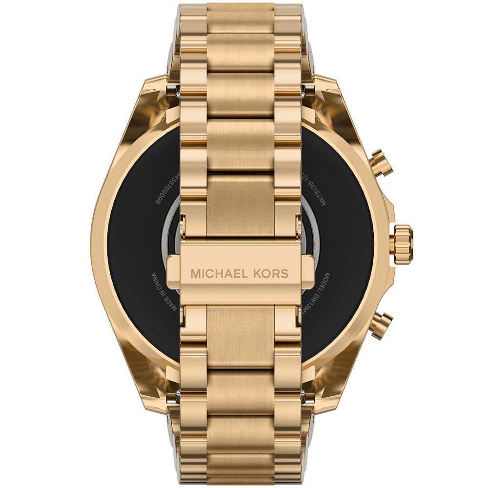 商品Michael Kors|Women's Gen 6 Bradshaw Gold-Tone Stainless Steel Smartwatch with Strap Set, 44mm,价格¥2820,第6张图片详细描述