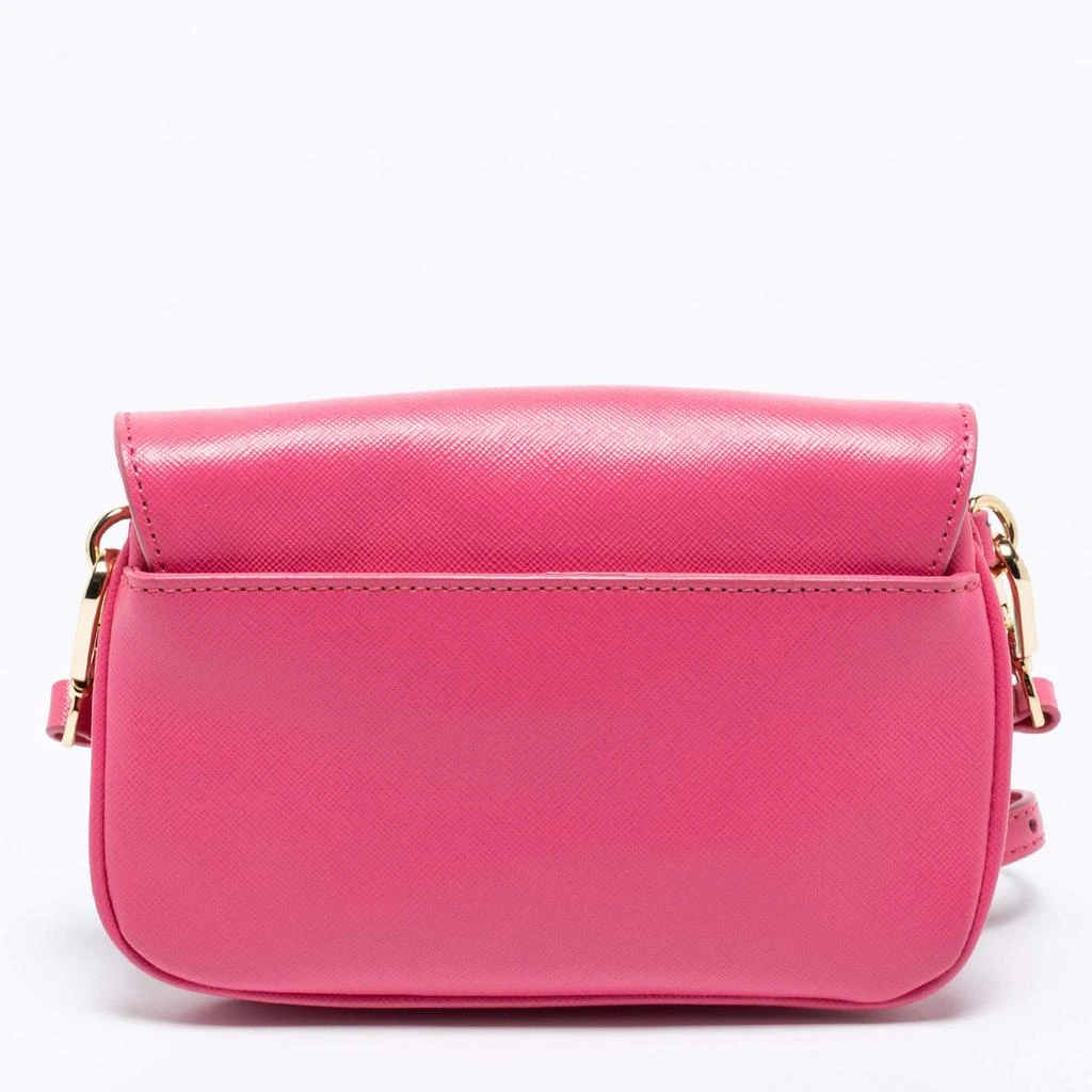 商品[二手商品] Tory Burch|Tory Burch Pink Leather Small Robinson Crossbody Bag,价格¥813,第4张图片详细描述