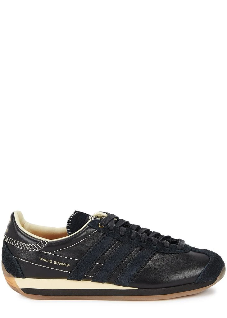 商品Adidas|X Wales Bonner Country black leather sneakers,价格¥1519,第1张图片