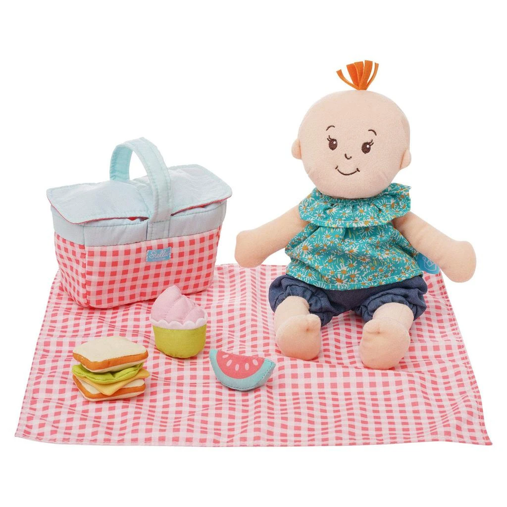 商品Manhattan Toy|Manhattan Toy Stella Collection Picnic 5 Piece Baby Doll Picnic Playset for 12" and 15" Stella Dolls,价格¥204,第4张图片详细描述