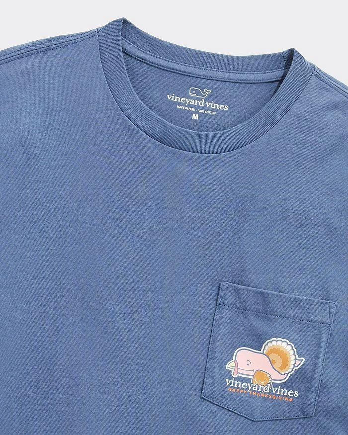 商品Vineyard Vines|Thanksgiving Whale Long Sleeve Pocket Tee,价格¥222,第3张图片详细描述