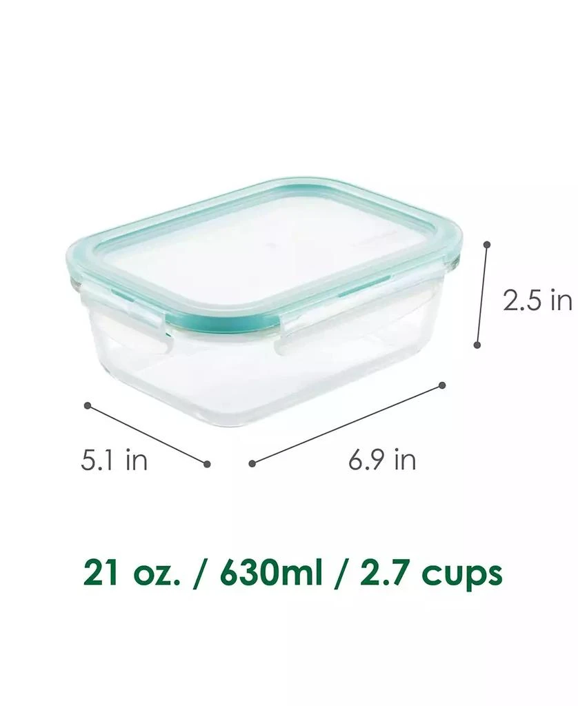 Purely Better™ Glass 8-Pc. Rectangular Food Storage Containers, 21-Oz. 商品