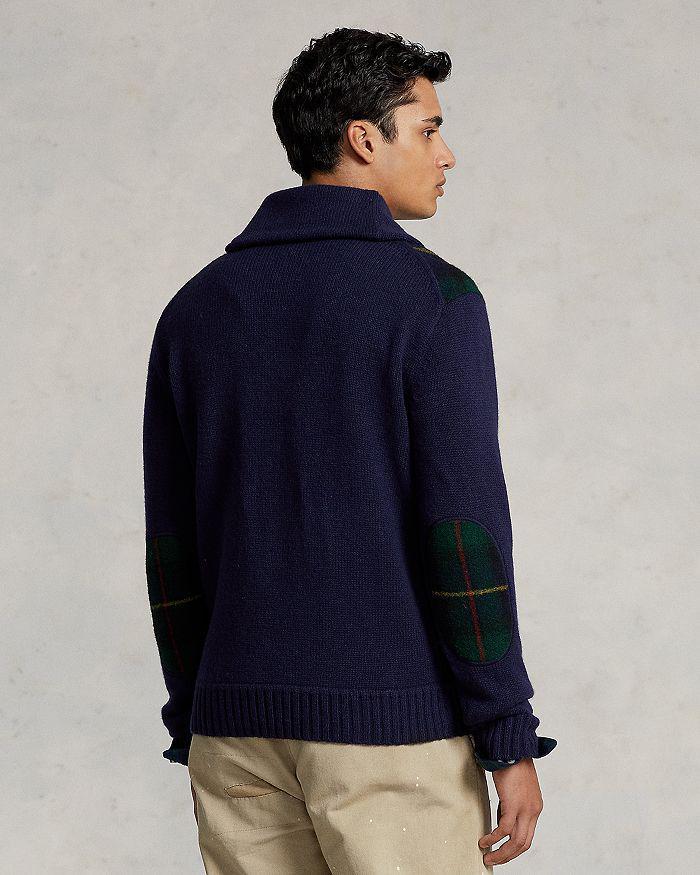 商品Ralph Lauren|Wool Tartan Regular Fit Shawl Collar Cardigan,价格¥2548,第6张图片详细描述
