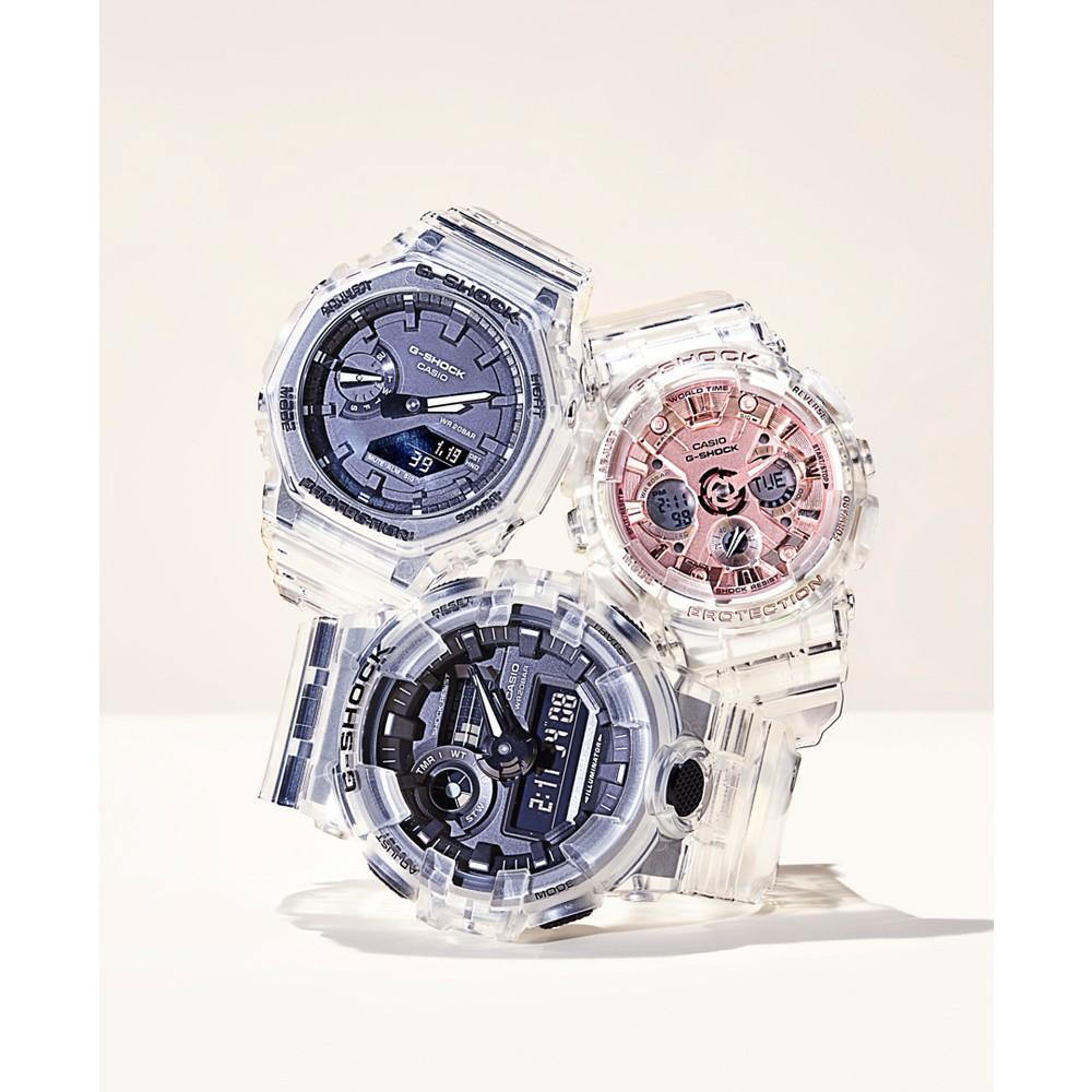 商品G-Shock|Men's Analog-Digital Clear Resin Strap Watch 45.4mm GA2100SKE-7A,价格¥826,第6张图片详细描述