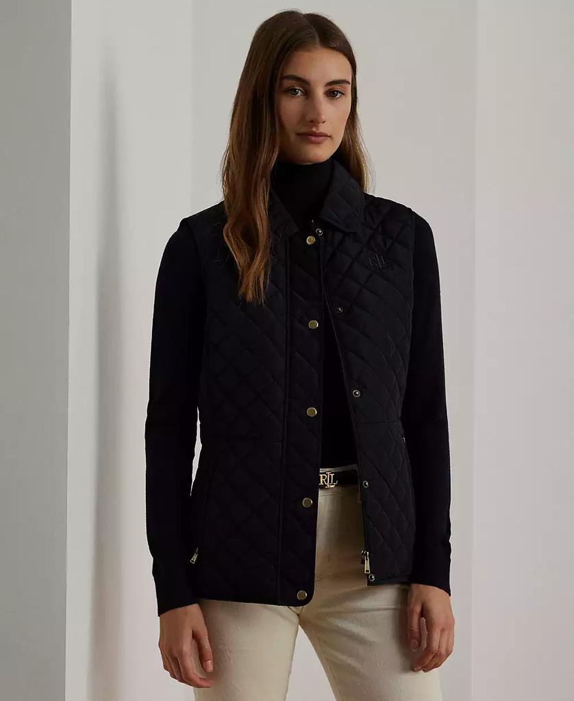 Lauren Ralph Lauren | Women's Quilted Logo Vest 616.04元 商品图片