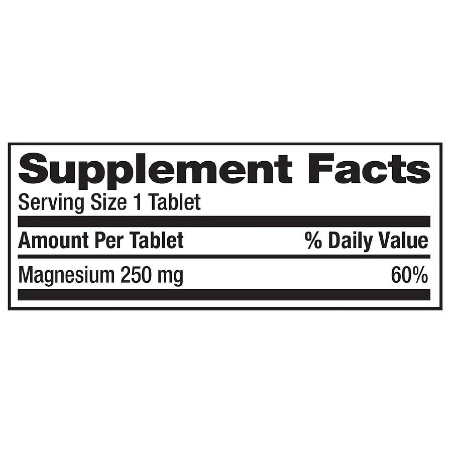 商品Finest Nutrition|Magnesium Oxide 250 mg Tablets,价格¥100,第4张图片详细描述