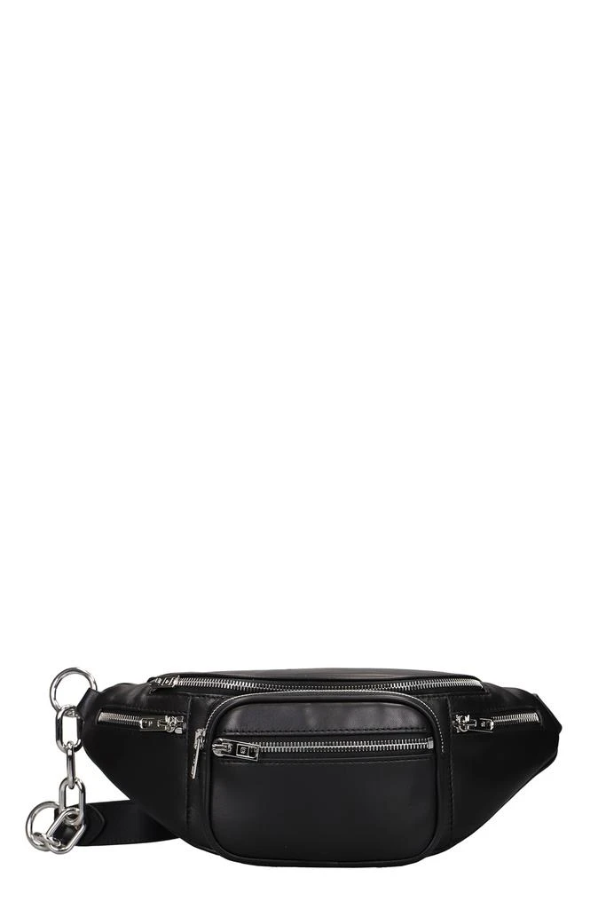 商品Alexander Wang|Alexander Wang Attica Soft Waist Bag In Black Leather,价格¥3453,第1张图片
