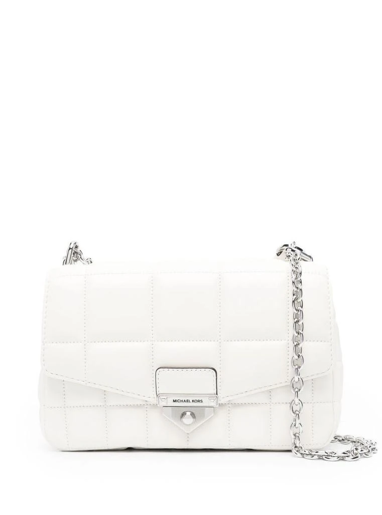 商品Michael Kors|M Michael Kors Woman's Soho White Quilted Leather Crossbody Bag,价格¥2307,第1张图片