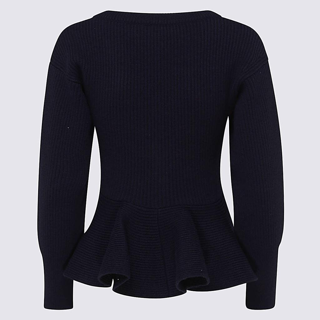 Alexander McQueen Sweaters Blue商品第3张图片规格展示