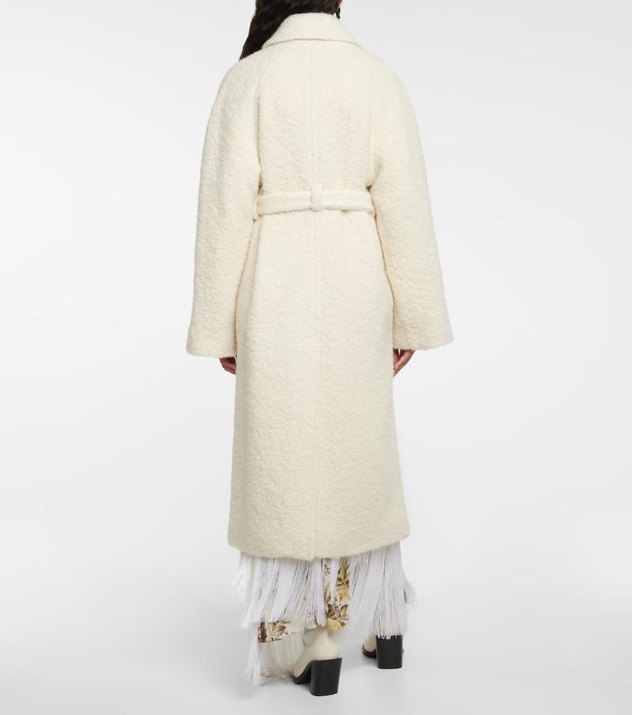 Acne Studios]Alpaca wool-blend belted coat 46% 羊驼毛, 43% 羊毛