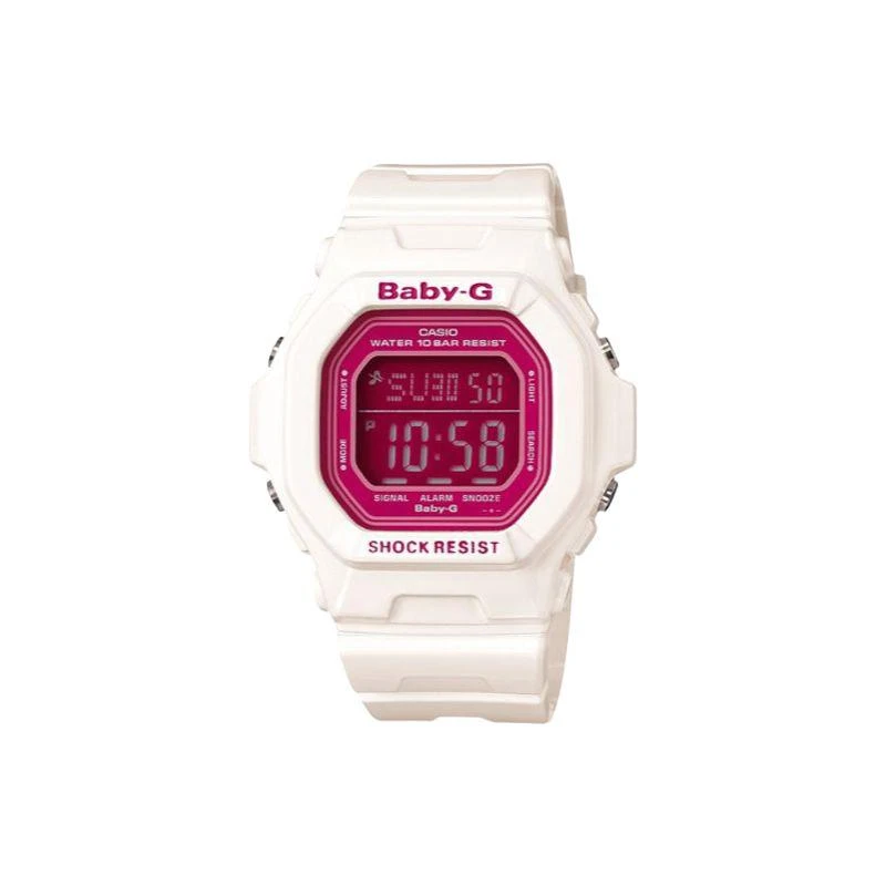 商品Casio|日本直购卡西欧Baby-G手表BG-5601-7JF白色休闲简约风格时尚百搭,价格¥1084,第1张图片