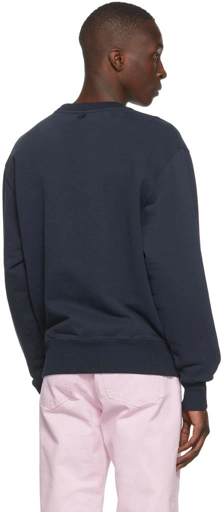 商品AMI|SSENSE Exclusive Navy Ami de Cœur Sweatshirt,价格¥1690,第3张图片详细描述