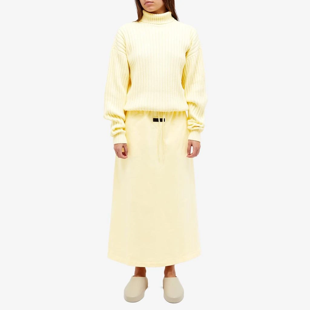 商品Essentials|Fear of God ESSENTIALS Long Skirt - Garden Yellow,价格¥313,第4张图片详细描述