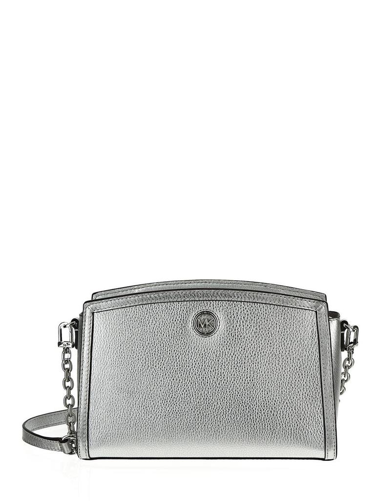 Medium Silver-Tone Shoulder Bag商品第1张图片规格展示