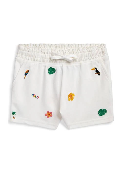 商品Ralph Lauren|Lauren Childrenswear Girls 2 6X Tropical Cotton Mesh Shorts,价格¥418,第1张图片