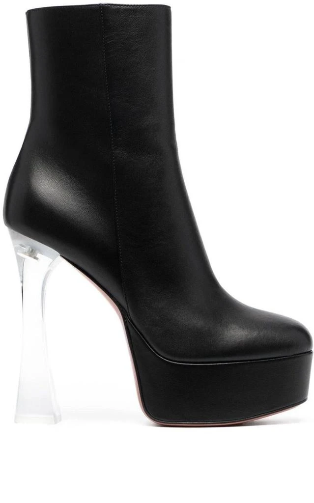 商品Amina Muaddi|Dua Glass Ankle Boots,价格¥9639,第1张图片