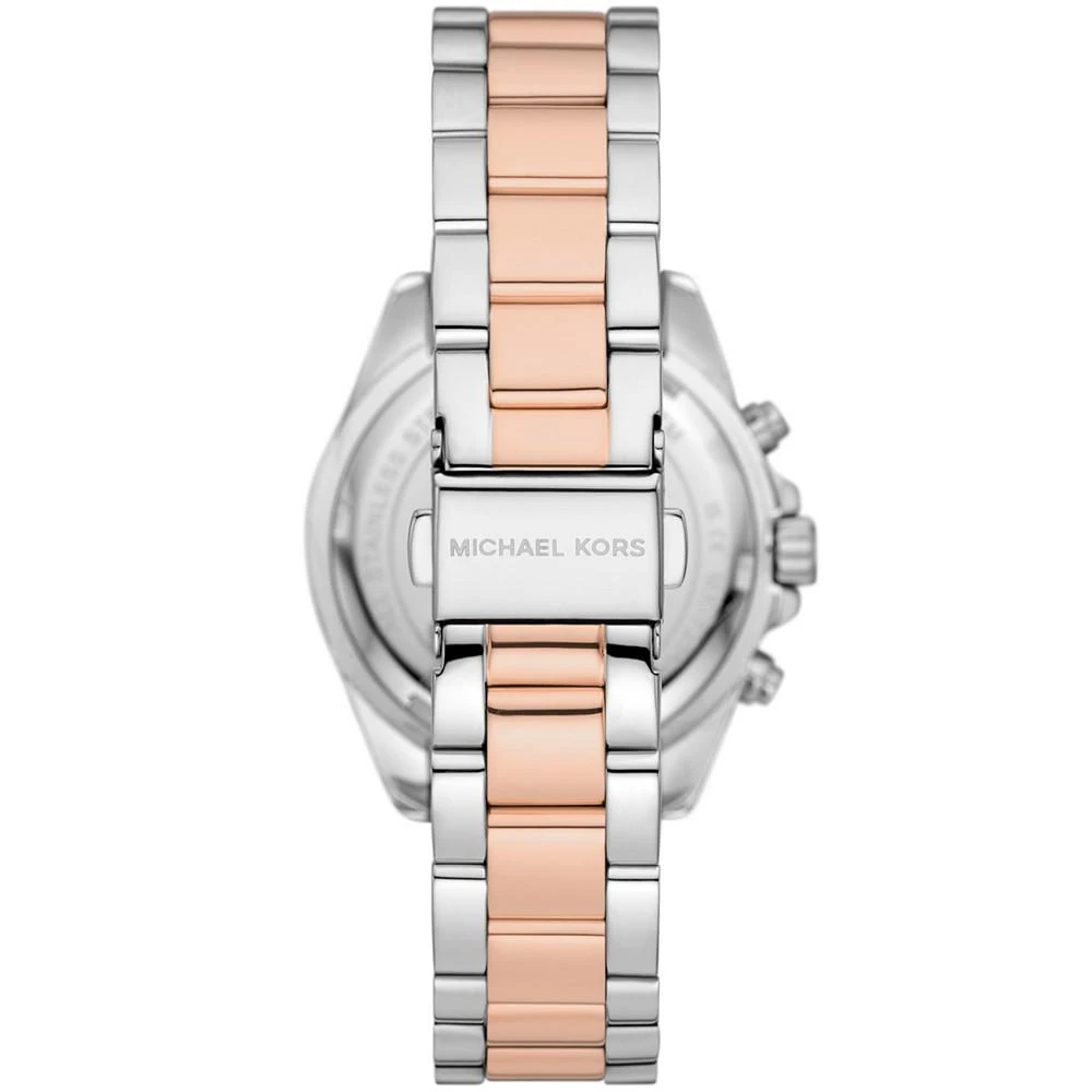 商品Michael Kors|Women's Bradshaw Chronograph Two-Tone Stainless Steel Bracelet Watch 36mm,价格¥1545,第2张图片详细描述