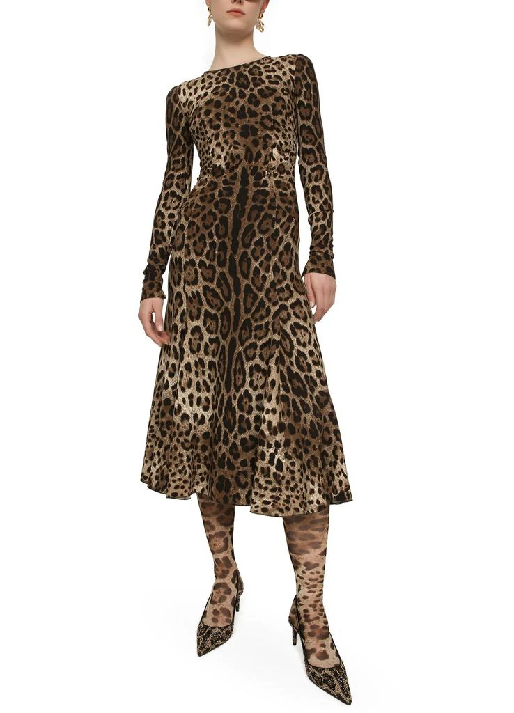 商品Dolce & Gabbana|卡迪中长连衣裙,价格¥23458,第2张图片详细描述