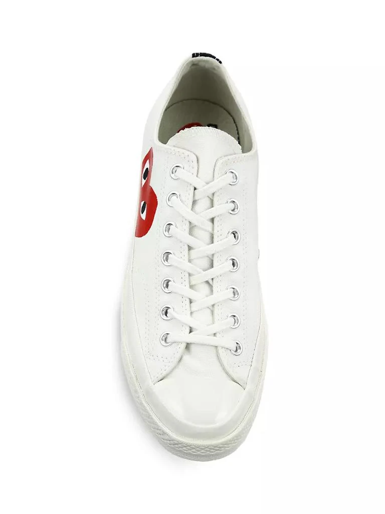 Comme des Garçons PLAY CdG PLAY x Converse Women's Chuck Taylor All Star Peek-A-Boo Low-Top Sneakers 4