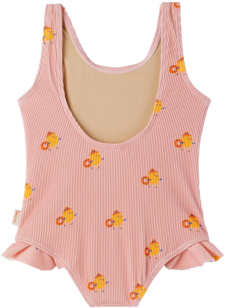 商品Tinycottons|Kids Pink Beach Oranges Swimsuit,价格¥155,第2张图片详细描述