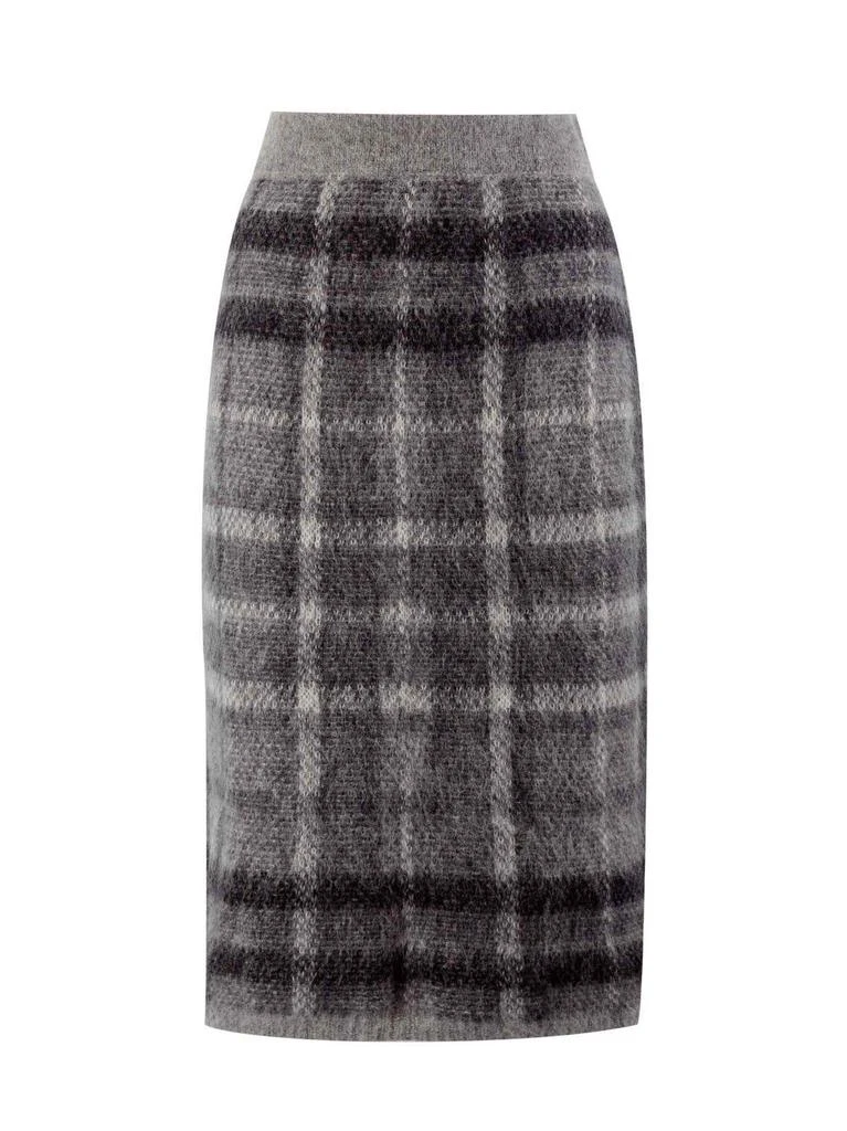 商品Max Mara|Max Mara Studio Checked Knitted Pencil Skirt,价格¥1967,第1张图片