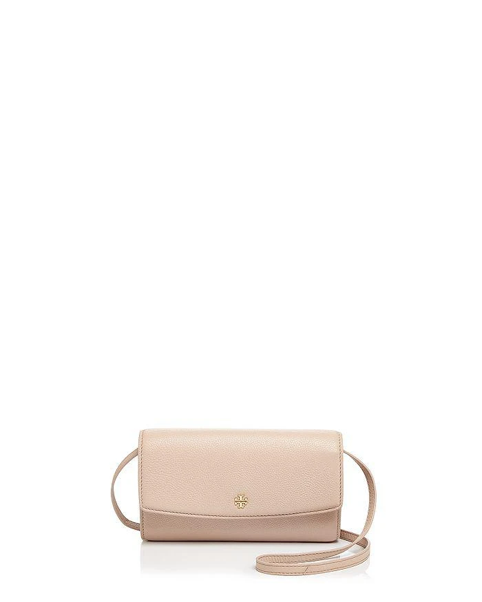 商品Tory Burch|Robinson Mini Pebbled Leather Wallet Crossbody 单肩斜挎钱包,价格¥1111,第1张图片