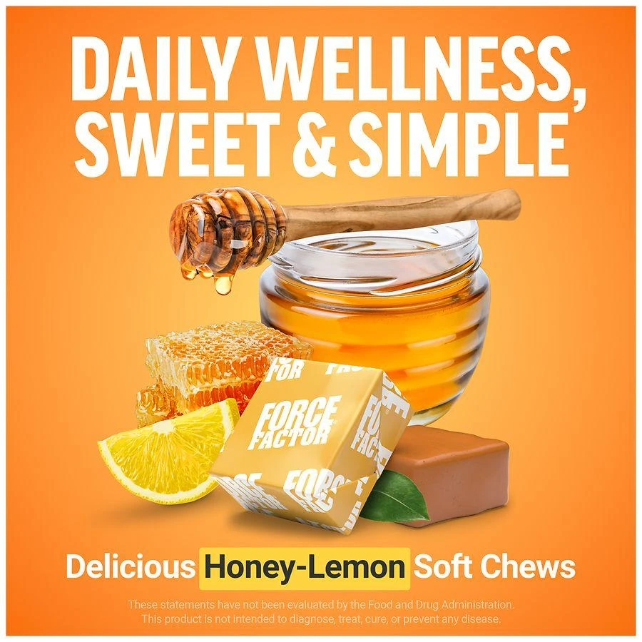 商品Force Factor|Royal Manuka Soft Chews Honey-Lemon,价格¥147,第2张图片详细描述