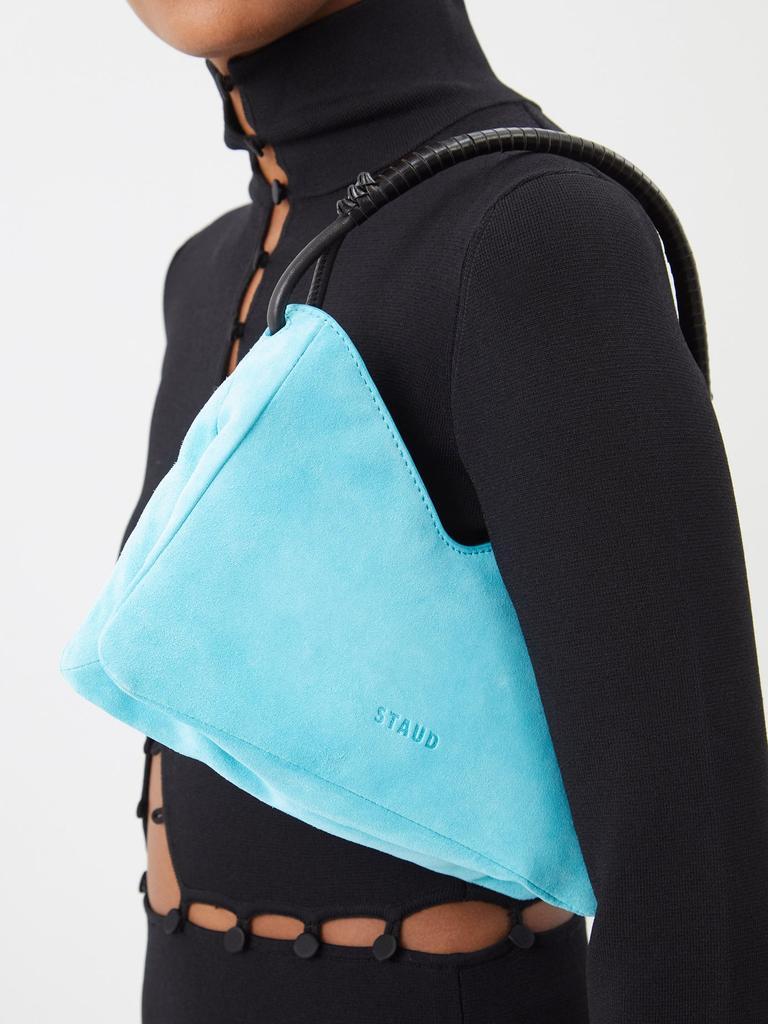 商品Staud|Valerie suede shoulder bag,价格¥2503,第4张图片详细描述