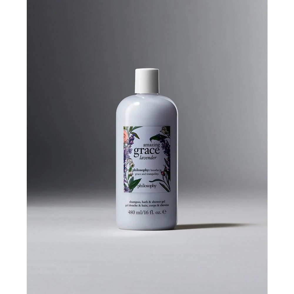 商品philosophy|Amazing Grace Lavender Shampoo, Bath & Shower Gel, 16 oz.,价格¥258,第2张图片详�细描述