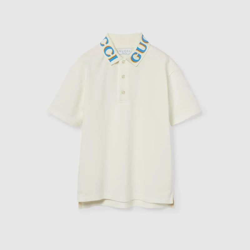 商品Gucci|Gucci 男童T恤 591426XJGXX9275 米白色,价格¥1947,第1张图片