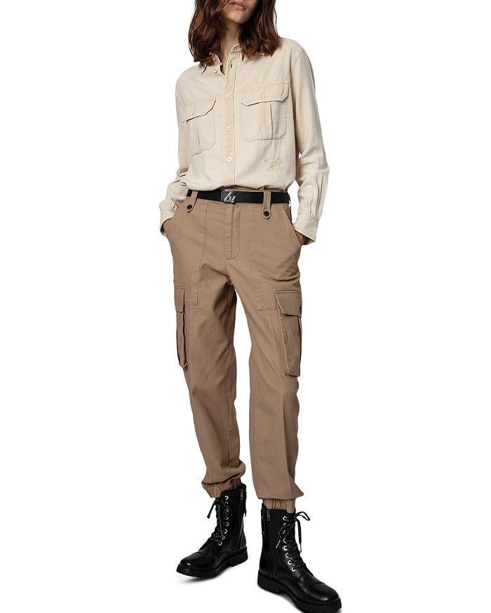 商品Zadig&Voltaire|Teros Twill Shirt,价格¥1174,第4张图片详细描述