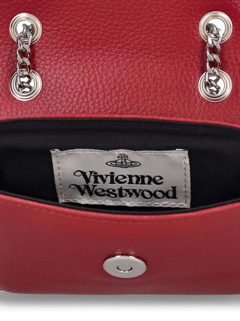 商品Vivienne Westwood|Small Derby Faux Leather Shoulder Bag,价格¥2125,第5张图片详细描述