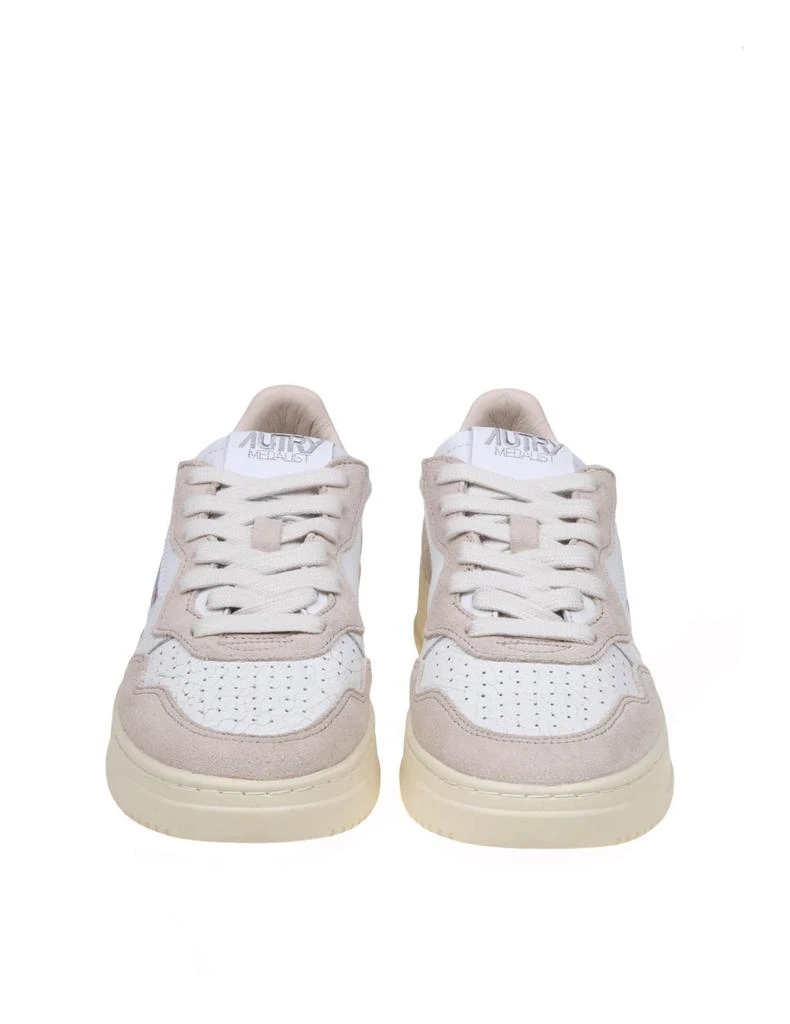 商品Autry|Sneakers In White And Sand Leather And Suede,价格¥1669,第2张图片详细描述