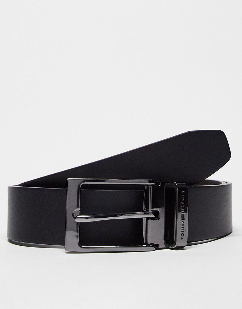 Tommy Hilfiger Layton belt in black商品第1张图片规格展示