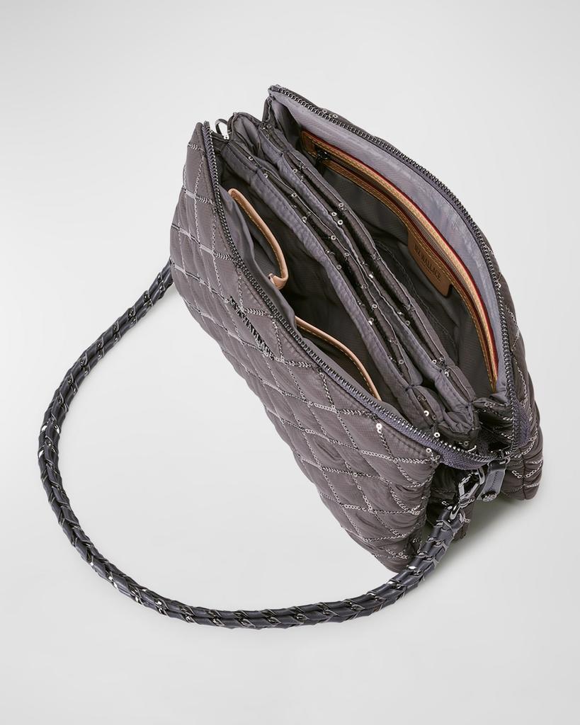 商品MZ Wallace|Crosby Pippa Large Sequin Quilted Crossbody Bag,价格¥2539,第5张图片详细描述