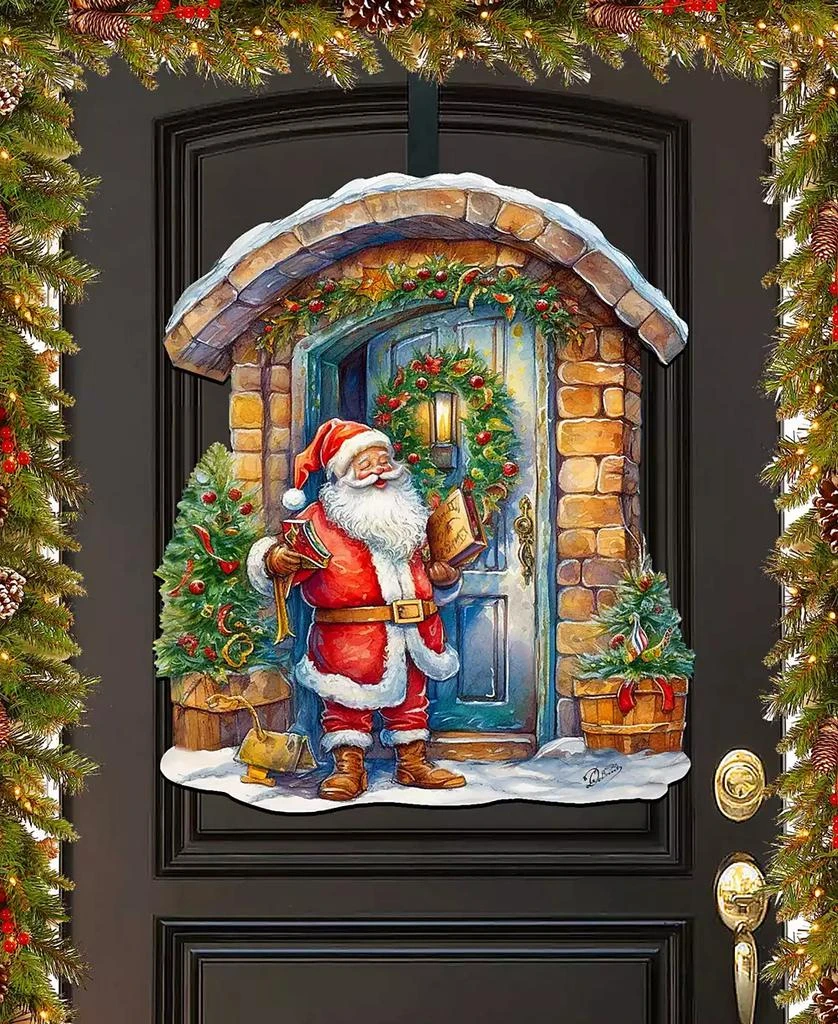 商品Designocracy|Joyful Moments at the Christmas Wooden Door Decor Wall Decor G. DeBrekht,价格¥434,第1张图片