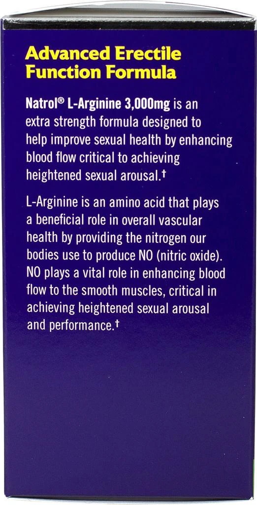 商品Natrol|L Arginine 90 Tablets,价格¥117,第3张图片详细描述